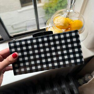 Tuckernuck Gingham Clutch Box - NWT